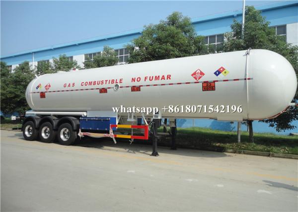 54m3 Semi Tanker Trailer LPG Propane Gas Transportation 27mt 1 Year Warranty