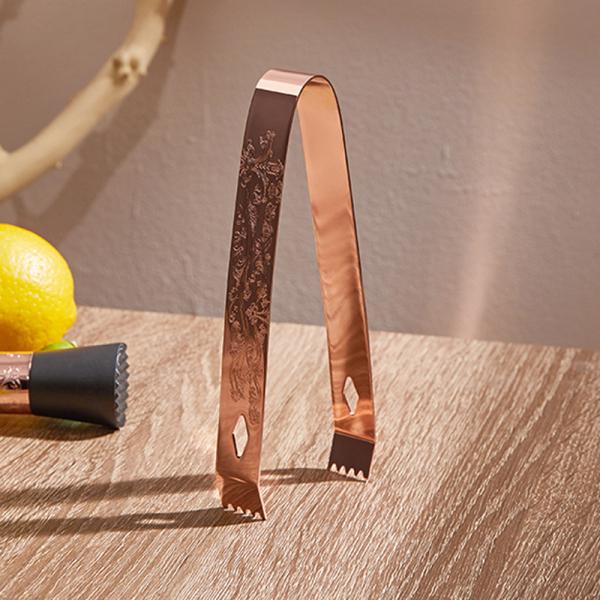 18/8 Stainless Steel Barware Ice Tongs For Coffee Bar Food Serving