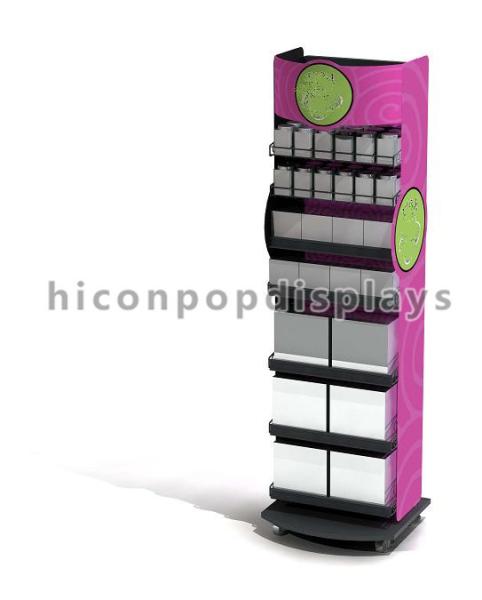 Metal Floor Standing Gondola Retail Display Shelving Free Design For Supermarket