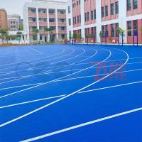 Pista de corrida de borracha pré-fabricada aprovada pela WAF de 13 mm Pista de corrida padrão de 400 m