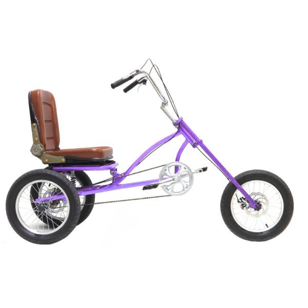 16 Single Speed Tricycle With Disc Brake 160mm High Carbon Steel Handlebars Stem