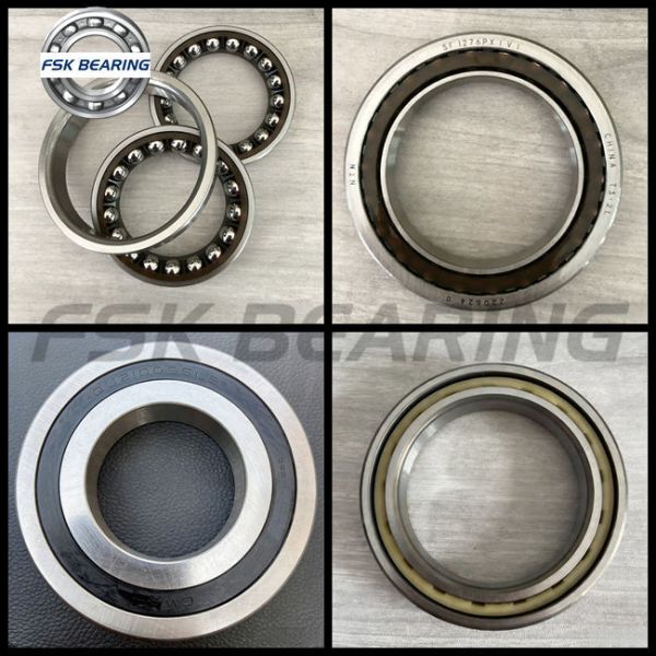 QJ210D95LB Angular Contact Ball Bearing  Automobile Steering Rubber Seals 50x95x18mm