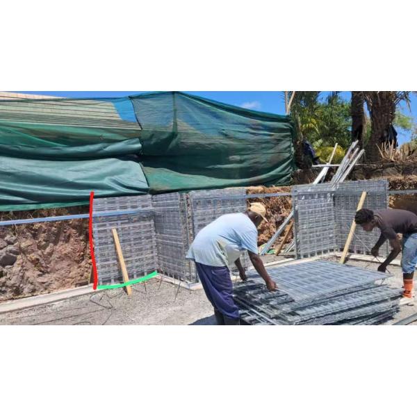 Galvanized Steel Hy Rib Mesh Formwork 1.1m x 3m