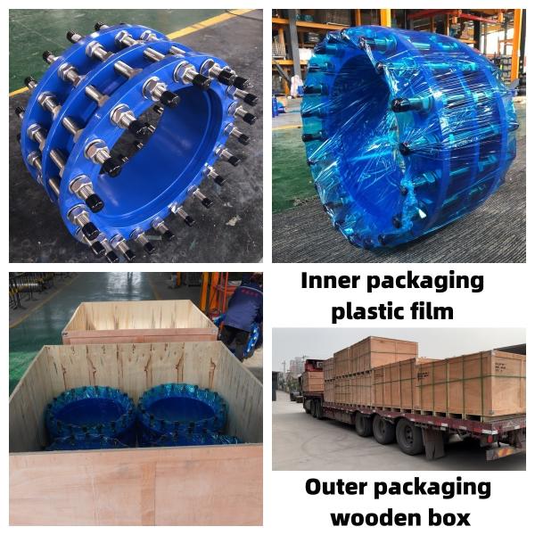 ms dismantling joint dn100 dn250 dn300 Galvanized Carbon Steel Single Flange Limit Expansion Ductile Iron