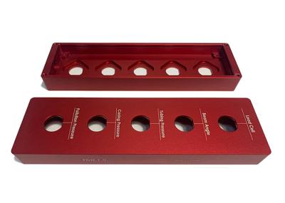 7075 peças fazendo à máquina de alumínio anodizadas do CNC