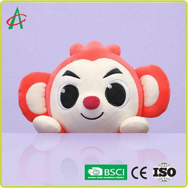 OEM 8'' Baby Animal Plush Toys , Monkey Plush Doll BSCI certificate