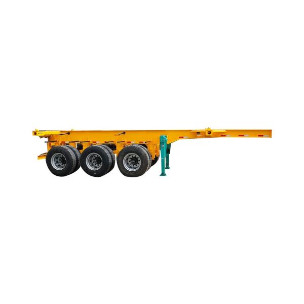 Shandong Juyuan 20ft 40ft Skeleton Chassis Container Semi Trailer Sturdy Steel Design