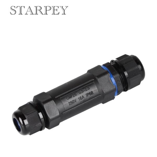 2 Pin Strong Sealed Quick Connect Disconnect Waterproof Electrical IP68 Wire Connector for outdoor lighting