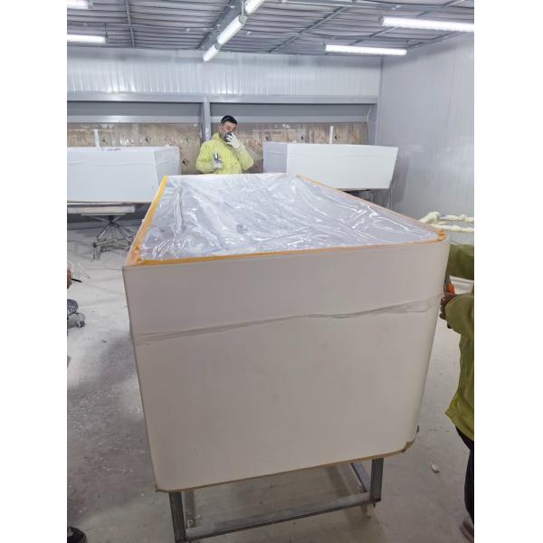 Pure PMMA Acrylic Freestanding Hydro Massage Bathtub with 7 Colors Changing LED Light