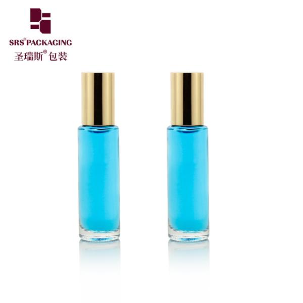 Leak Proof Glass Bamboo Roll On Bottle 15ml Capacity Customizable Color Logo Anti Acne Skincare Roll On