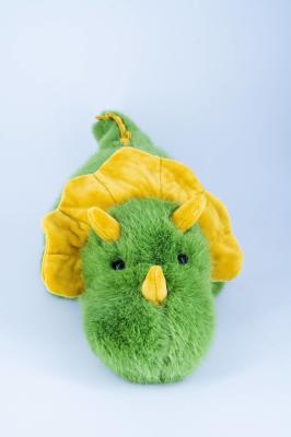 Low MOQ Green Dinosaur Stuffed Animals Toys Custom Soft Plush Factory