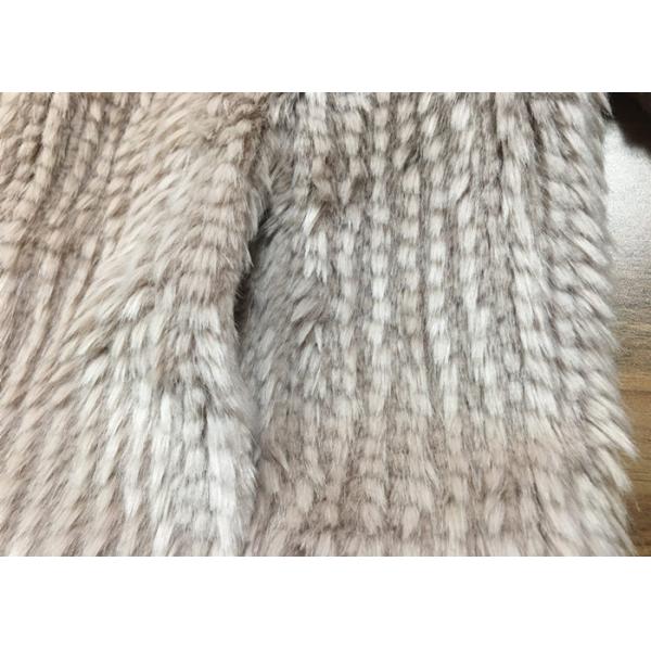 Mauve Ladies Faux Fur Coats Women ' S Long Furry Lapel Chic Winter Coats