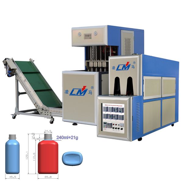 Semi Automatic Bottle Blowing Machine PET Plastic Bottle Blow Molding Machine