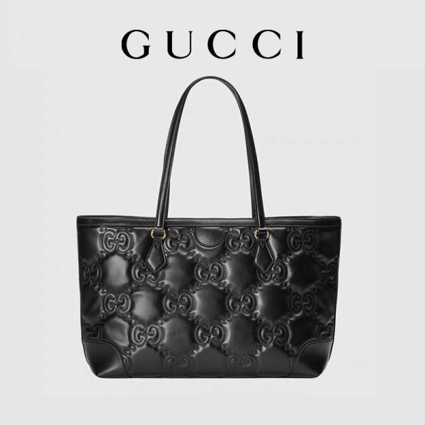 Le GG de Matelassé Chevron a stigmatisé le sac d'épaule a piqué Tote Bag en cuir