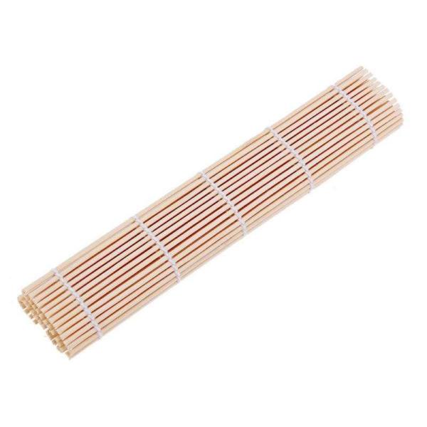 Os japoneses denominam o sushi 27cm de bambu Mat White Natural Color de 24cm