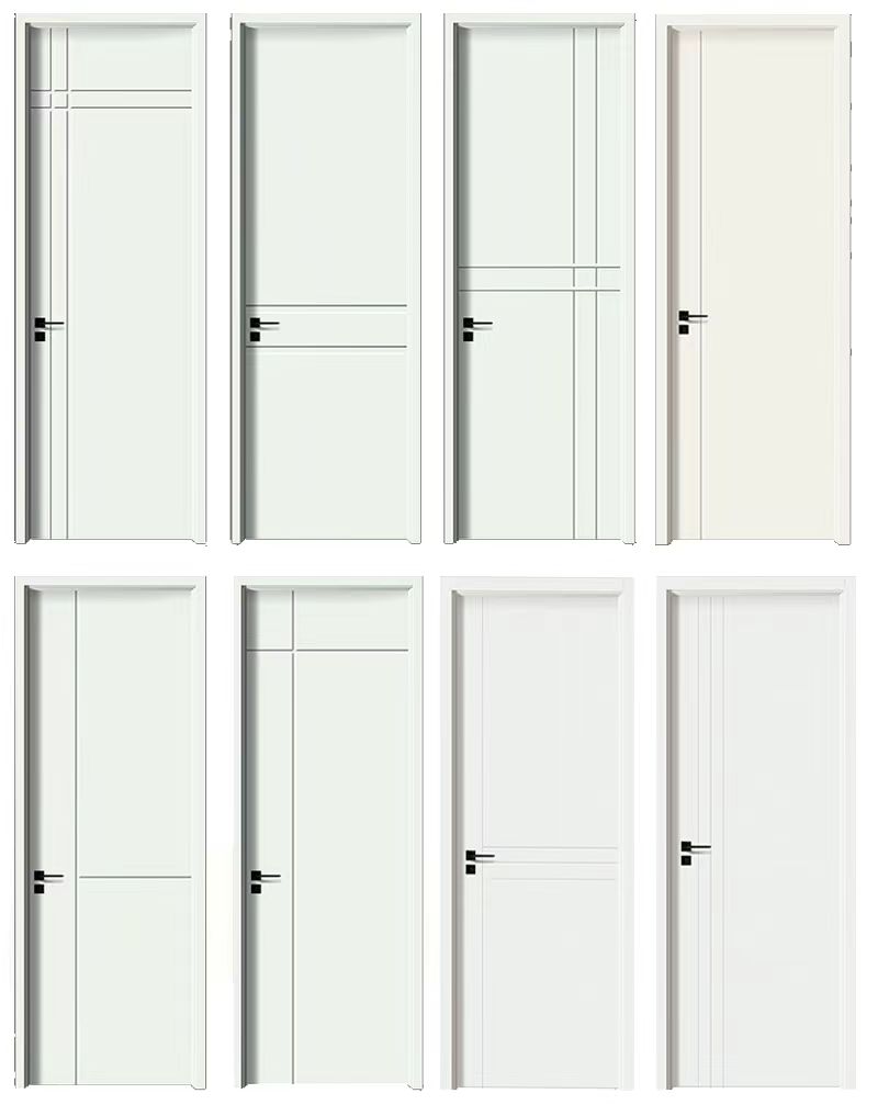 Modern Custom Design Well Sealed Solid Wood Door for House Entrance and Private Villa Solid Wood Interior Door