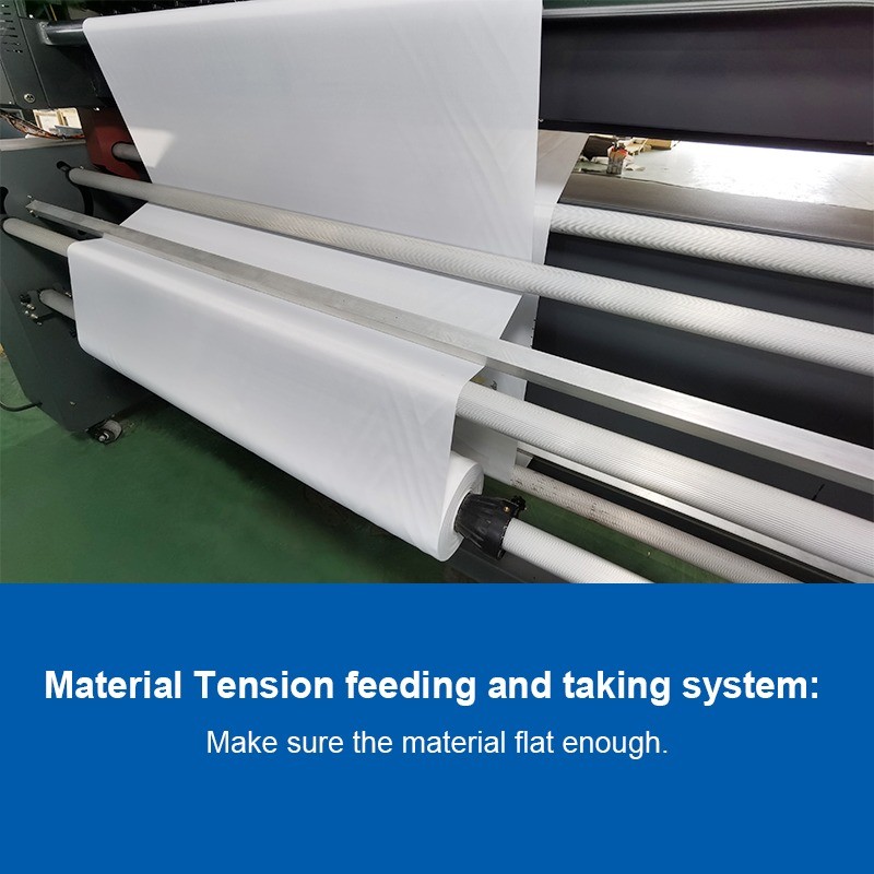 Large Format Flex Banner Digital Textile Printer ZT1900 DH with High Speed Sublimation