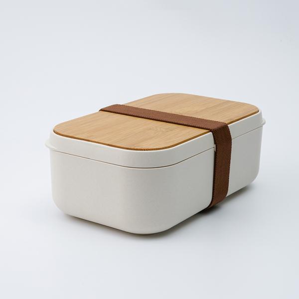 Stocked Market Glitter Gift Bento Box 196.5*124*74mm with Easy Clean Bamboo Fiber Lid