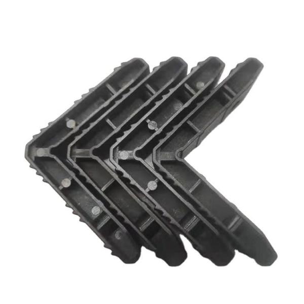 Custom 5x5 Nylon Corner Joint Hardware Sliding Door Fixtures For Furniture