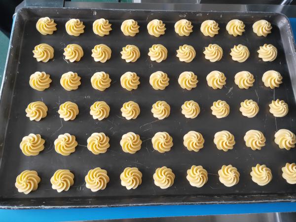 220V Single Phase Commercial Cookie Dough Dispenser Biscuit Mold Forming Machine