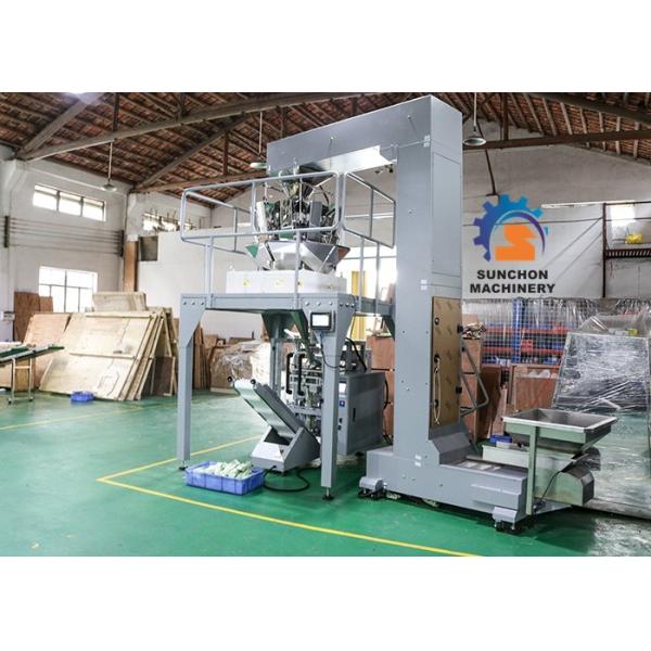 Pasta Macaroni Multihead Weighing Machine , CE Fully Automatic Packing Machine