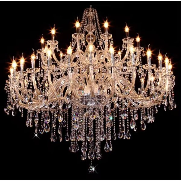 Customized European Luxury LED Chandelier with 4100K Neutral White Light 30000 Hours Lifespan and 360° Beam Angle