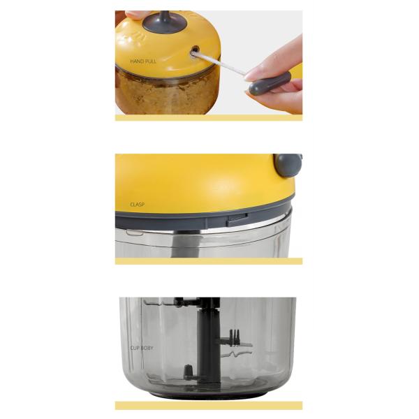 Stainless Steel Kitchen Gadgets Food Chopper Garlic Meat Grinder Mini Garlic Press Vegetable Chopper Masher