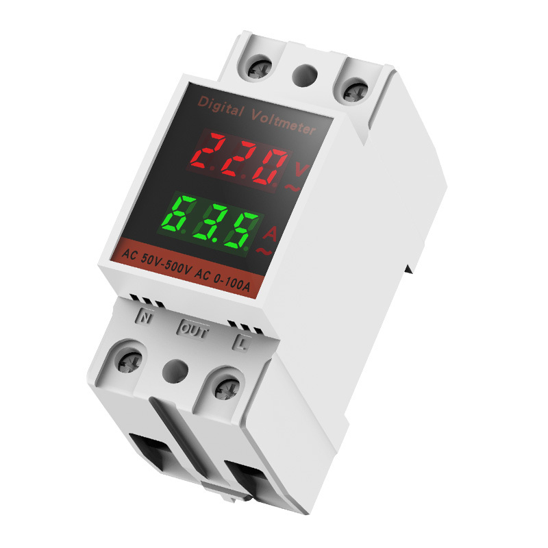ZSC45-2042VA DIN Rail Single-Phase Digital Household AC Current and Voltage