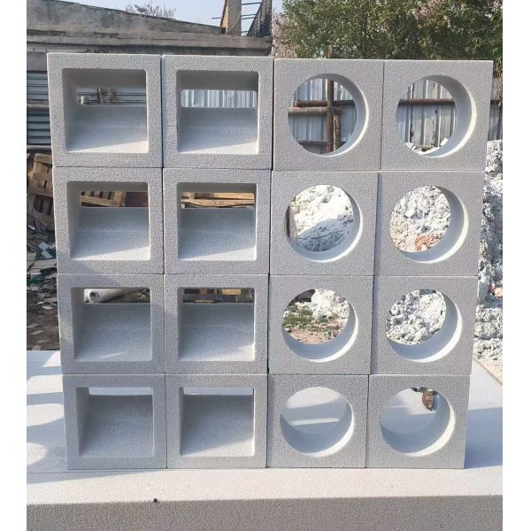 Very lightweight Foamed Ceramic Hollow Brick Facade Panels Wall Block