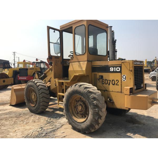 Second Hand CAT Shovel Loader , CAT 910 Wheel Loader Original Color / Engine