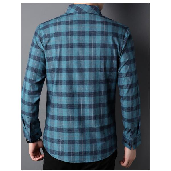 Camiseta de manga larga de estilo de moda 2021 para hombres con cierre y comodidad de botón cubierto