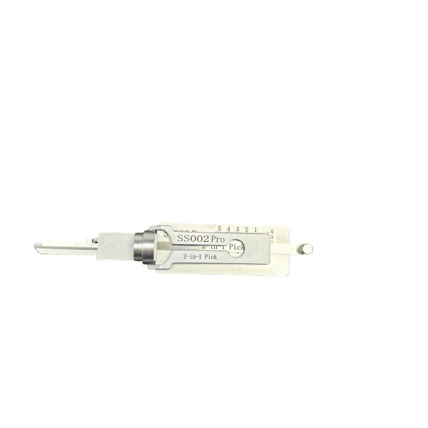 Portable Lishi 2 In 1 Lock Pick 2pcs Lishi Lock Pick Set For Residential