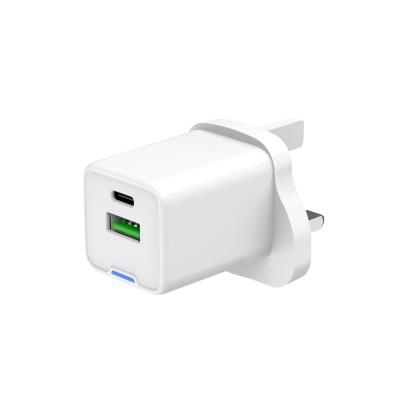 Chargeur USB GaN de 45W au nitrure de gallium avec prise électrique de charge rapide de type C