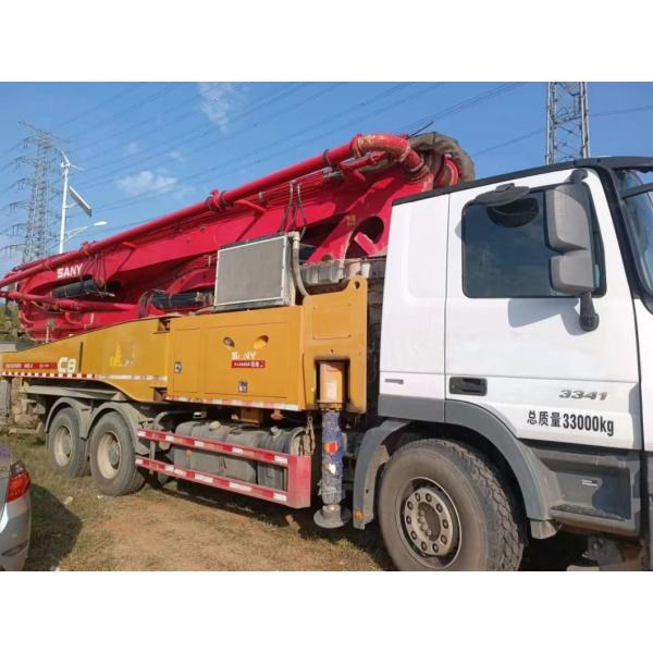 12000*2550*4000 mm Máquina de hormigón usada de 49 metros Equipo de mezcla con bomba de hormigón