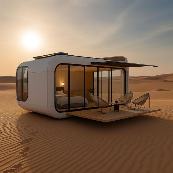 Luxury Bedroom Living Room Modern Prefab Smart Tiny Space Capsule Mobile Modular Container Capsule House Hotel