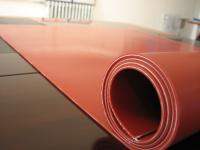 Résistance d'huile en caoutchouc à hautes températures rouge de feuille du silicone 3mm