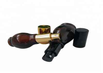 50ml Custom Label Mini Dropper Bottles , Gourd Shape Refillable Glass Jar With Dropper