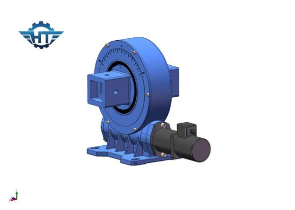 VE9 110*110mm Tube Worm Gear Slew Drive Gearbox With Enclosed Housing
