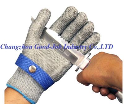 Carniceiro Stainless Steel Mesh Gloves do corte da carne da exploração agrícola SS316