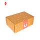 Printed Cardboard Shipping Mailer Box Square Foldable Packaging Boxes