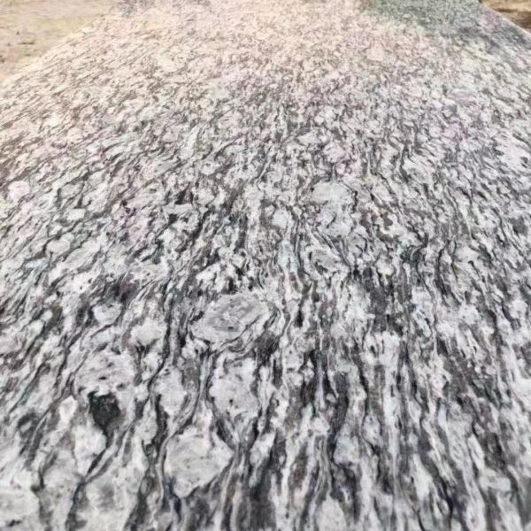 Плитки камня гранита цветка волны моря китайские серые для справляться стены 10-20mm