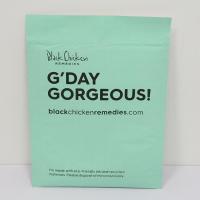 Green / Transparent Recyclable Paper Mailers 20x30cm Plant Based Paper Packaging Envelopes