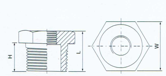 Stainless Steel pipe fitting 1000 Hexagon Bushing Nipple BSP JIS Thread CE And ISO Identified