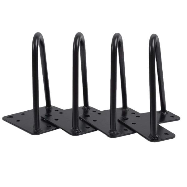 Sturdy Hairpin Coffee Table Legs with Screws and Hairpin Leg Protector Morden Style