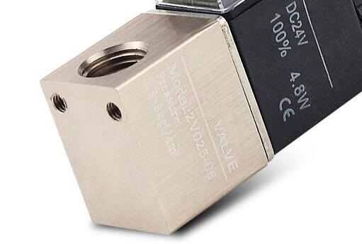 Airtac 2V025 Series 2V025 - 08 Aluminum Pneumatic Solenoid Valve Direct Acting Normally Closed With Port Size 1 / 4