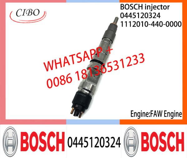 Conjunto original 0445120324 do injetor de combustível diesel de BOSCH 0445120324 1112010-440-0000 para o motor de FAW