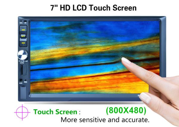 FCC Digital Double Din Android Car Stereo Bluetooth 7 Inch Double Din Mp5 Player