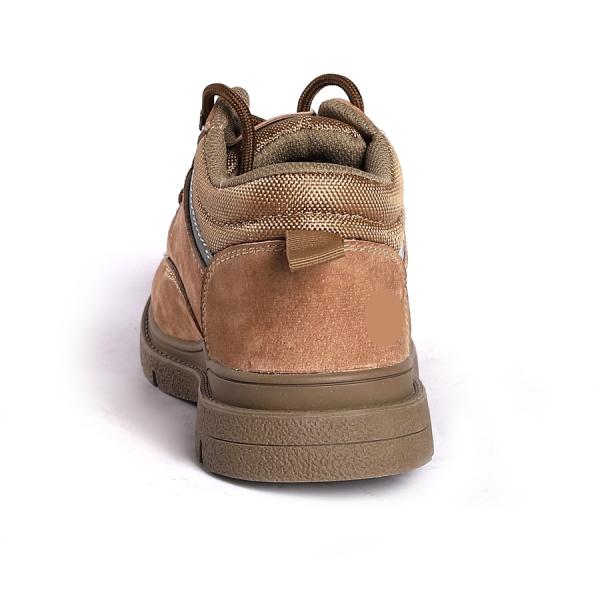 Shengjie Steeltoe Выгравированная коровая кожа Низкий разрез Удобная EVA подстилка Металлические окуляры Дешевые ботинки безопасности