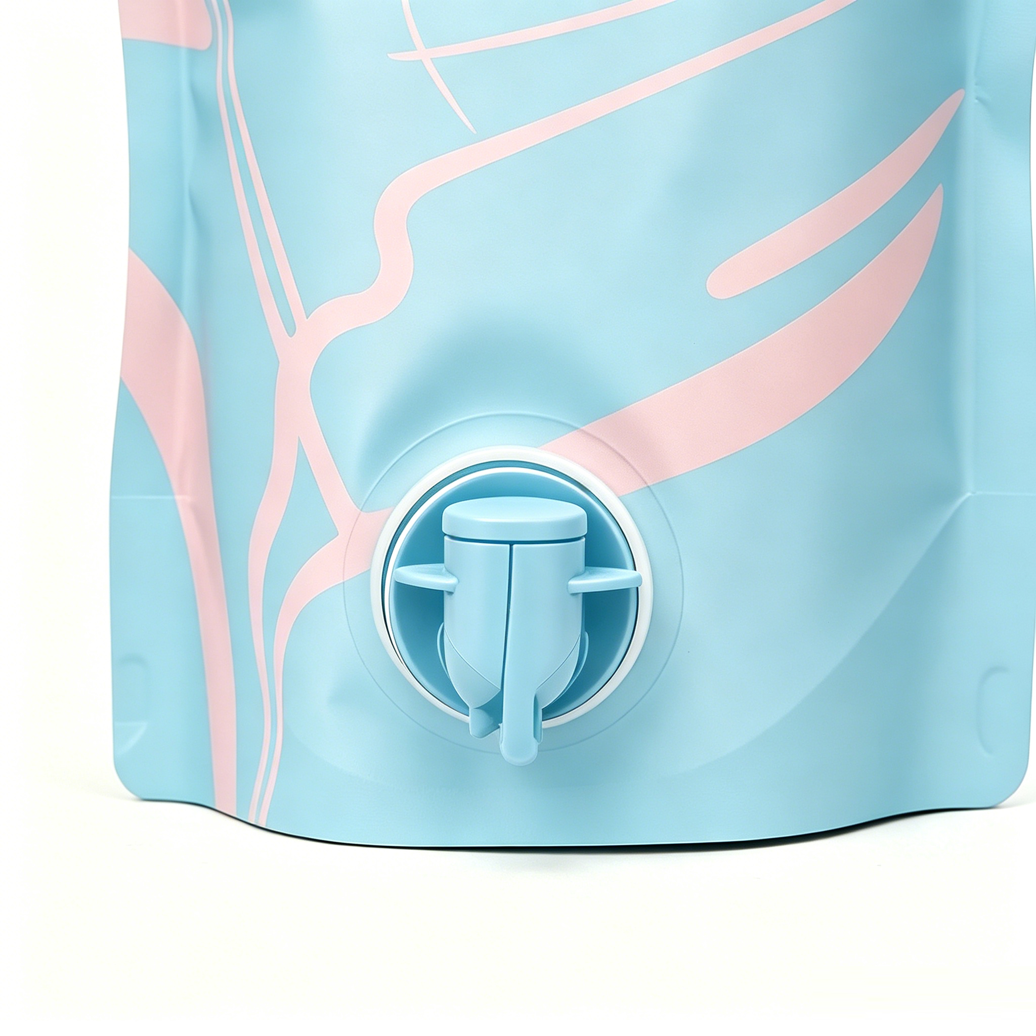 Portable Liquid Soft Packaging Bags With Dispensing Valve | Custom Printed Stand Up Spout Pouches For Wine, Beverage, Syrup & Bulk Liquid OEM