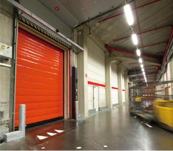 High Speed Security Garage Door Rolling Rapid Roll up Fast Roller Shutter with 100W Power